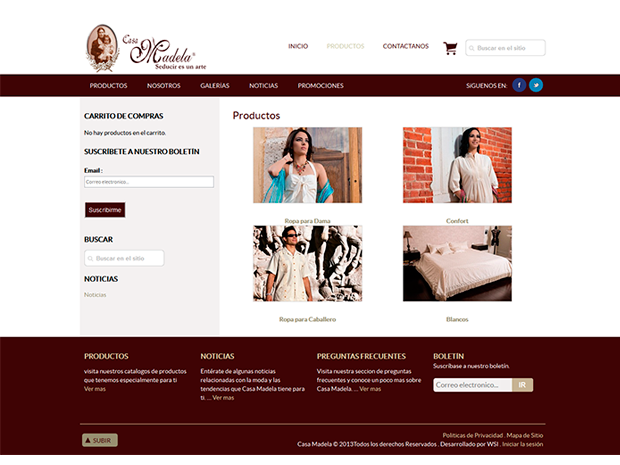 Sitio Web| Casa Madela | Marketing Digital Zacatecas