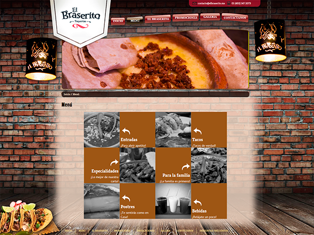 Sitio Web| El Braserito | Marketing Digital Zacatecas