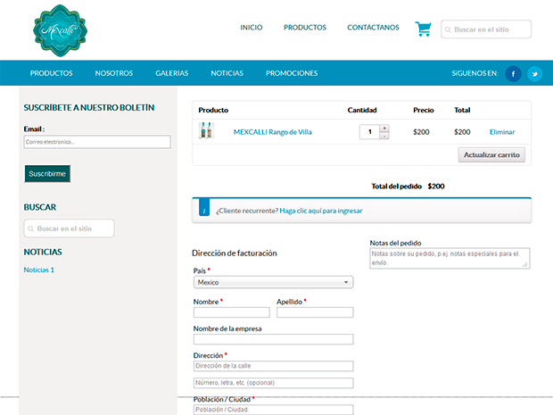 Sitio Web| Mexcalli| Marketing Digital Zacatecas