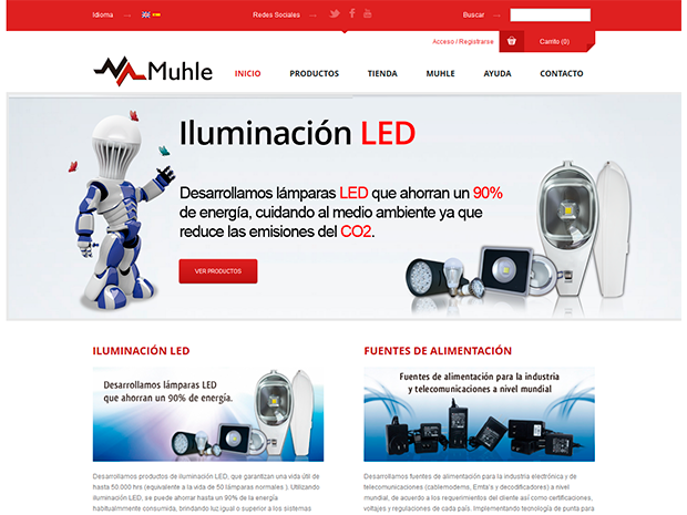 ZENDA Zacatecas Muhle- Sitio web, redes sociales y comercio electrónico