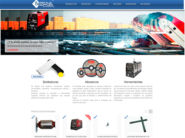 ZENDA Zacatecas Metals & Supplies- Sitio web y comercio electrónico