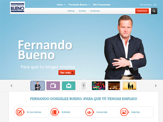 ZENDA Zacatecas PAN- Sitio Web, redes sociales y capacitación